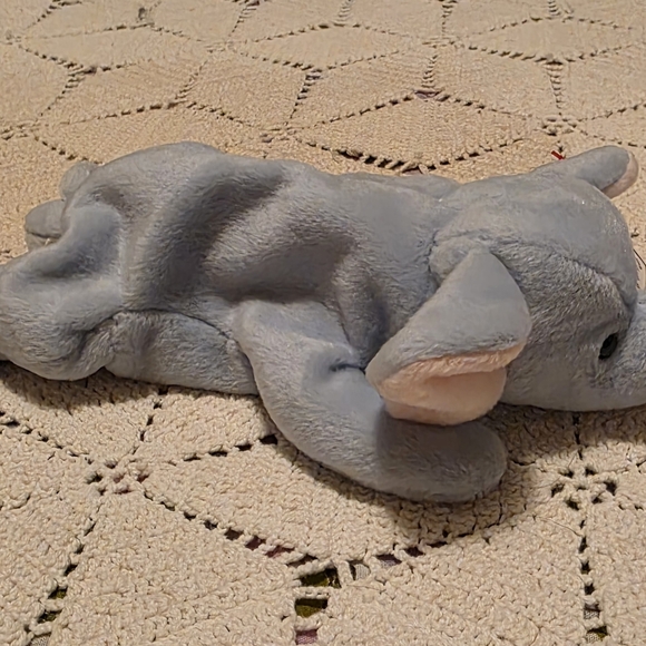 TY  Peanut The Elephant Beanie Baby - Picture 2 of 6
